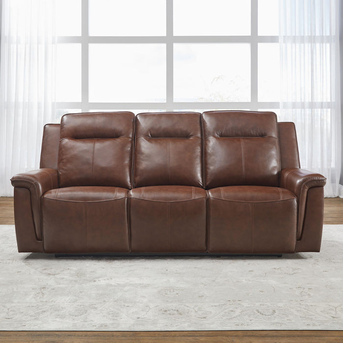 Avery - Sofa P2 - Cognac – Reclining Sofas by Liberty Furniture at Furniture Wholesale Plus , Nashville furniture store