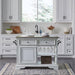 Magnolia Manor - Bar Cart - Antique White – Home Bars by Liberty Furniture at Furniture Wholesale Plus , Nashville furniture store