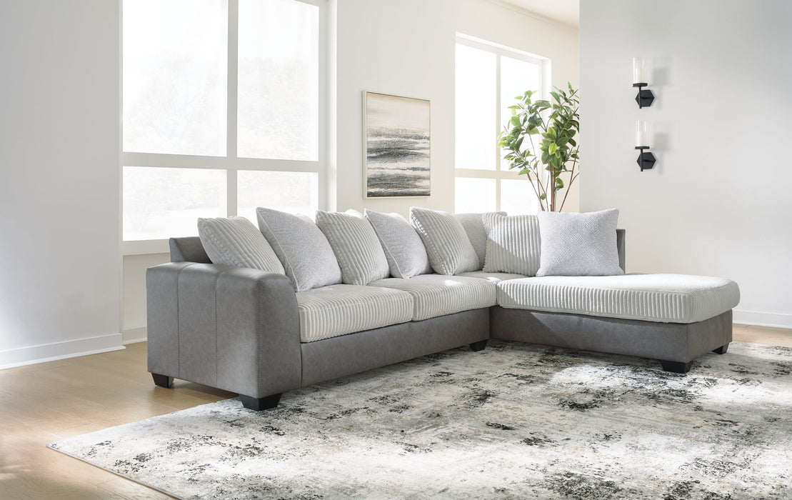Clairette Court - Sectional – Stationary Sectionals by Benchcraft® at Furniture Wholesale Plus , Nashville furniture store