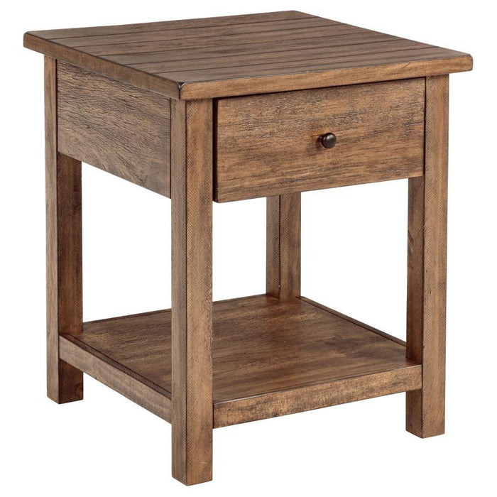 Payne - 1 Drawers Wood End Table with Shelf – End Tables by Coaster Fine Furniture at Furniture Wholesale Plus , Nashville furniture store
