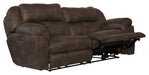 Ferrington - Power Lay Flat Reclining Sofa with Power Adjustable Headrest & Lumbar – Reclining Sofas by Catnapper at Furniture Wholesale Plus , Nashville furniture store