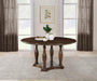 Landon - Round Wood Pedestal Dining Table - Rich Brown – Dining Tables by Coaster Fine Furniture at Furniture Wholesale Plus , Nashville furniture store