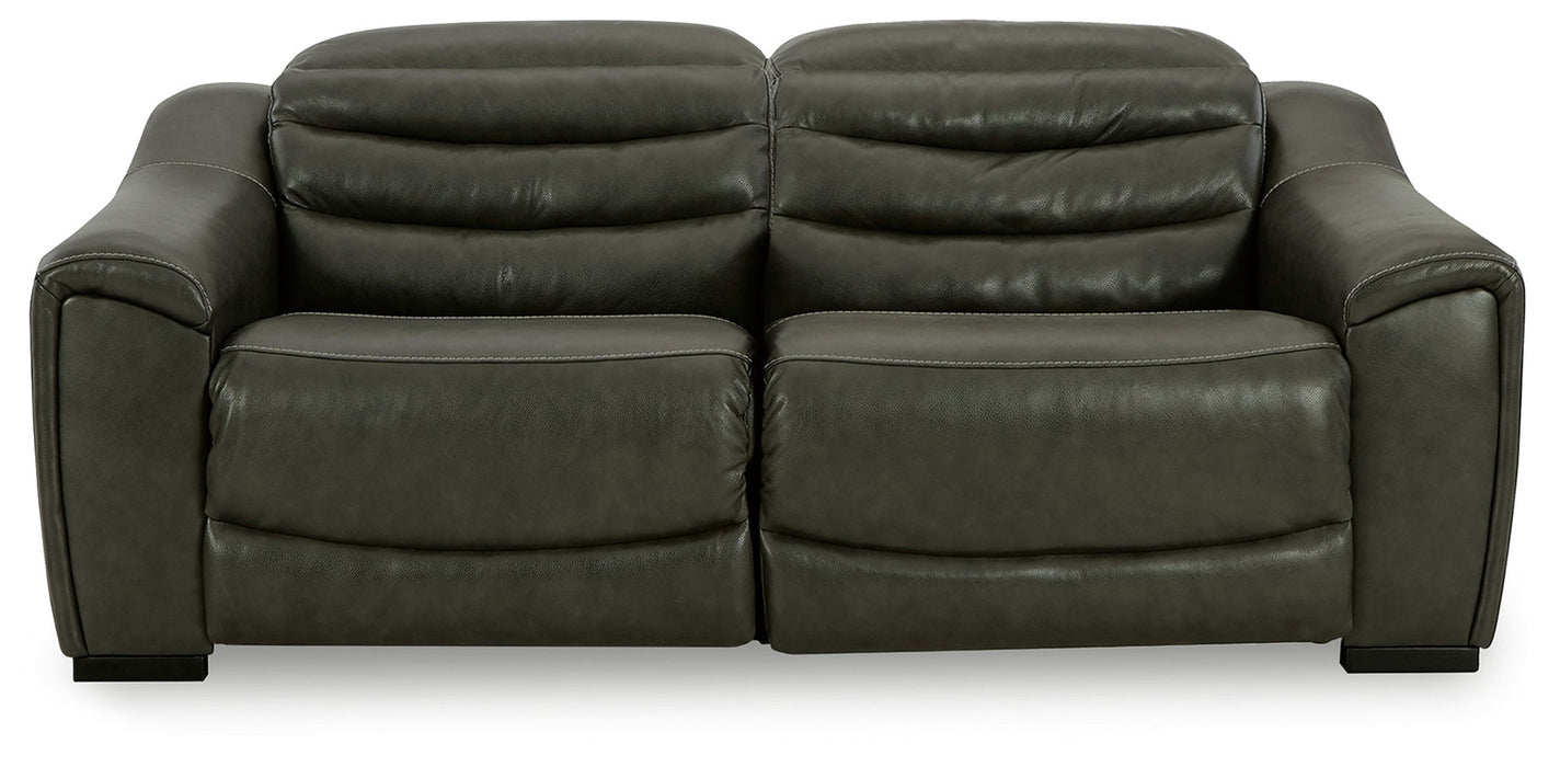 Center Line - Power Recliner Sectional – Reclining Sectionals by Signature Design by Ashley® at Furniture Wholesale Plus , Nashville furniture store