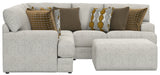 Tori - Sectional With Comfort Coil Seating, Cocktail Ottoman And Accent Pillows Included – 2 Piece Living Room Sets by Jackson at Furniture Wholesale Plus , Nashville furniture store