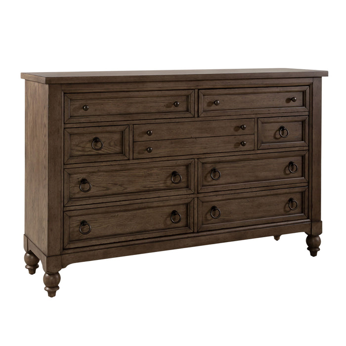 Americana Farmhouse - 9 Drawer Dresser – Dressers by Liberty Furniture at Furniture Wholesale Plus , Nashville furniture store