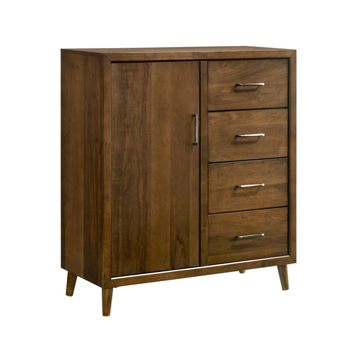 Malibu - 4-Drawer Chest - Walnut – Accent Chests by Elements International at Furniture Wholesale Plus , Nashville furniture store