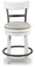 Valebeck - Full Back Swivel Stool - Premium Counter Height (24"-27") from Signature Design by Ashley® - Just $208! Shop now at Furniture Wholesale Plus  We are the best furniture store in Nashville, Hendersonville, Goodlettsville, Madison, Antioch, Mount Juliet, Lebanon, Gallatin, Springfield, Murfreesboro, Franklin, Brentwood