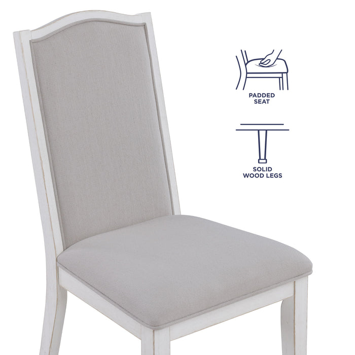 Warren - Side Chair (Set of 2) - White – Chair Sets by Steve Silver Furniture at Furniture Wholesale Plus , Nashville furniture store