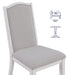 Warren - Side Chair (Set of 2) - White – Chair Sets by Steve Silver Furniture at Furniture Wholesale Plus , Nashville furniture store