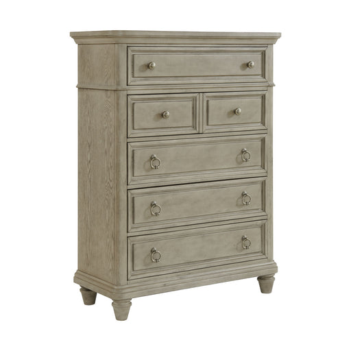 Whit-Ash - 5-Drawer Chest - Light Gray – Accent Chests by Elements International at Furniture Wholesale Plus , Nashville furniture store