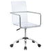 Amaturo - Acrylic Adjustable Home Office Desk Chair - Clear - Premium Swivel Chairs from CoasterEssence - Just $359! Shop now at Furniture Wholesale Plus  We are the best furniture store in Nashville, Hendersonville, Goodlettsville, Madison, Antioch, Mount Juliet, Lebanon, Gallatin, Springfield, Murfreesboro, Franklin, Brentwood