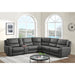 Saber - 6 Piece Sectional Set - Texas Granite – Stationary Sectionals by Elements International at Furniture Wholesale Plus , Nashville furniture store