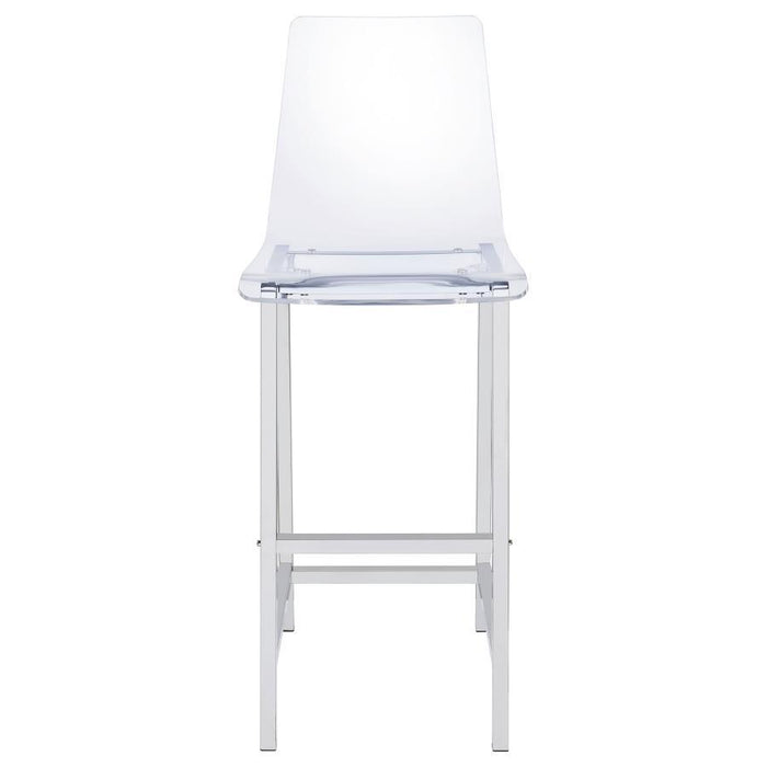 Juelia - Chrome Stools (Set of 2) - Premium Stool Sets from CoasterEssence - Just $459! Shop now at Furniture Wholesale Plus  We are the best furniture store in Nashville, Hendersonville, Goodlettsville, Madison, Antioch, Mount Juliet, Lebanon, Gallatin, Springfield, Murfreesboro, Franklin, Brentwood