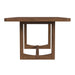 Glinda - Dining Table With 18" Leaf - Brown – Dining Tables with Extensions by Elements International at Furniture Wholesale Plus , Nashville furniture store
