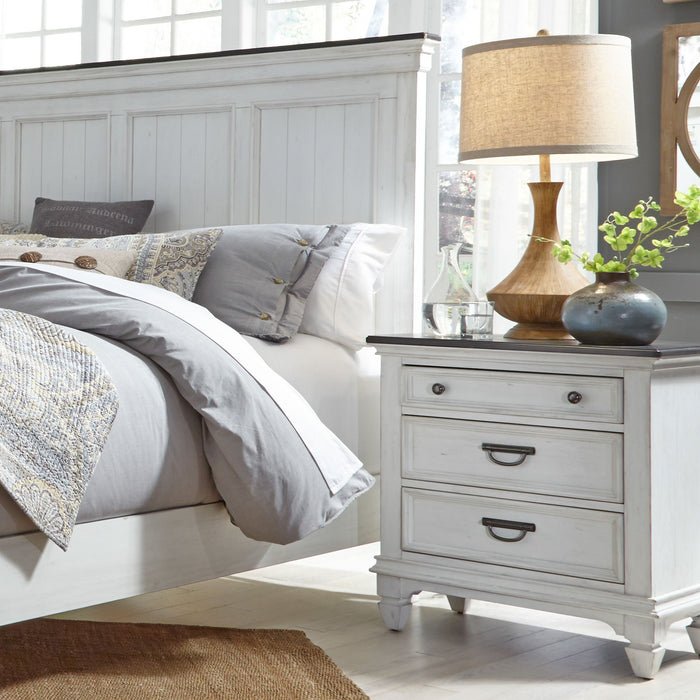 Allyson Park - Nightstand w/ Charging Station – Nightstands w/ Charging Stations by Liberty Furniture at Furniture Wholesale Plus , Nashville furniture store