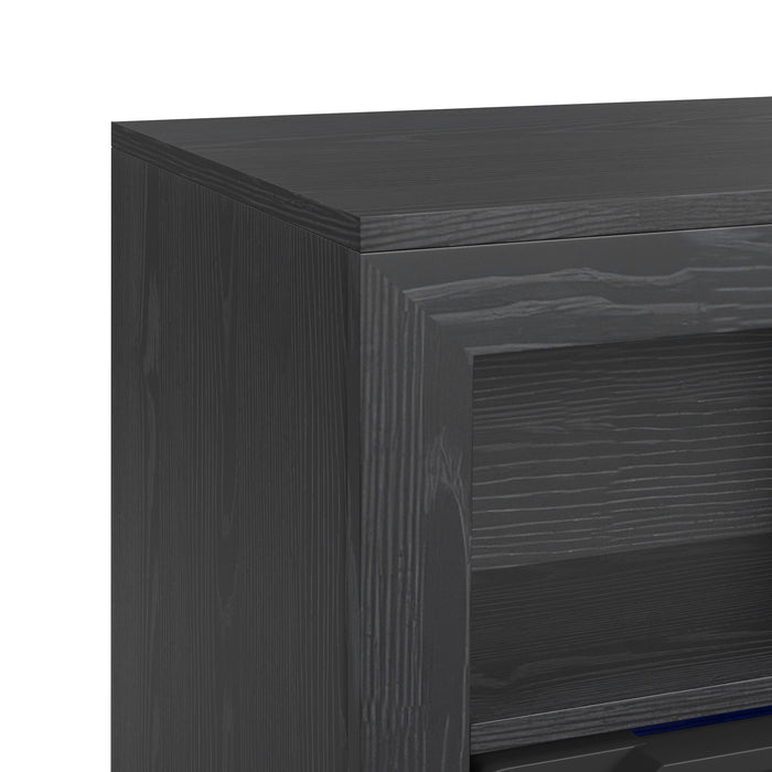 St. Cloud - Fireplace With Sound System - Black – Fireplaces by Elements International at Furniture Wholesale Plus , Nashville furniture store