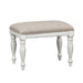 Magnolia Manor - Accent Bench - Antique White – Upholstered Benches by Liberty Furniture at Furniture Wholesale Plus , Nashville furniture store