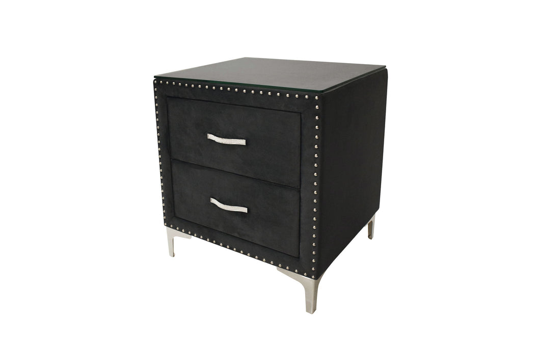 Lucinda - Nightstand – Accent Nightstands by Crown Mark at Furniture Wholesale Plus , Nashville furniture store