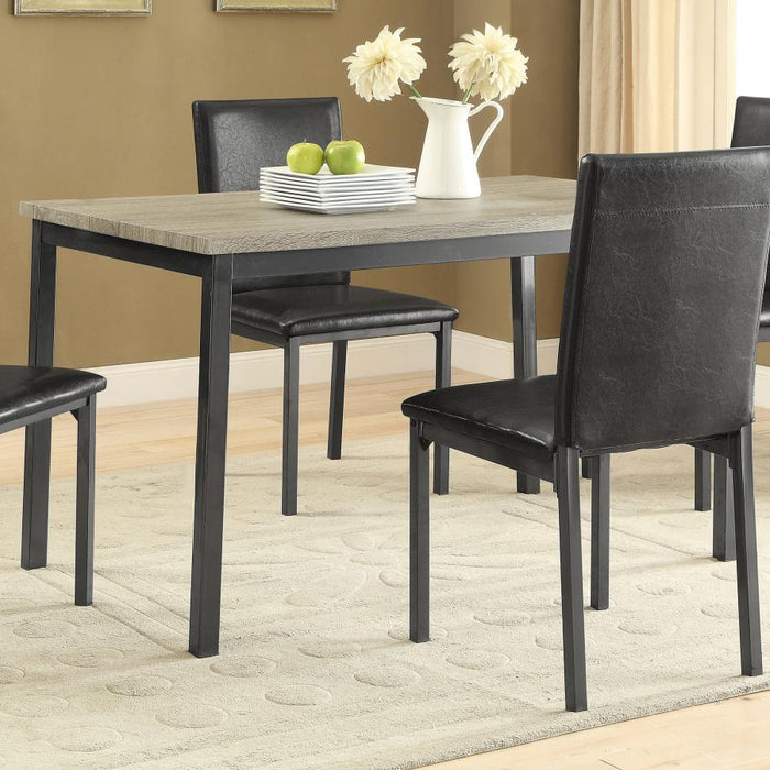 Garza - Rectangular Composite Wood Dining Table - Gray – Dining Tables by CoasterEveryday at Furniture Wholesale Plus , Nashville furniture store