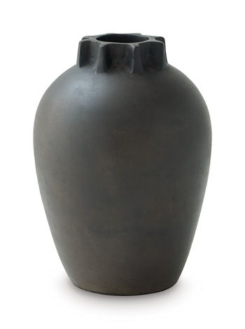 Kaslett - Vase - Antique Black – Vases & Jars by Signature Design by Ashley® at Furniture Wholesale Plus , Nashville furniture store