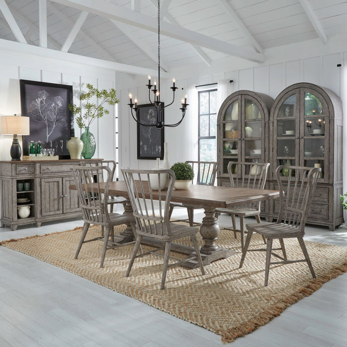 River Place - Trestle Table Set – 5 Piece Dining Room Sets by Liberty Furniture at Furniture Wholesale Plus , Nashville furniture store