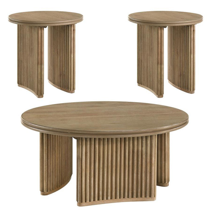 Adina - Round Coffee Table Set – Table Sets by Coaster Fine Furniture at Furniture Wholesale Plus , Nashville furniture store