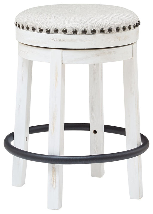 Valebeck - Upholstered Swivel Stool - Premium Counter Height (24"-27") from Signature Design by Ashley® - Just $148! Shop now at Furniture Wholesale Plus  We are the best furniture store in Nashville, Hendersonville, Goodlettsville, Madison, Antioch, Mount Juliet, Lebanon, Gallatin, Springfield, Murfreesboro, Franklin, Brentwood