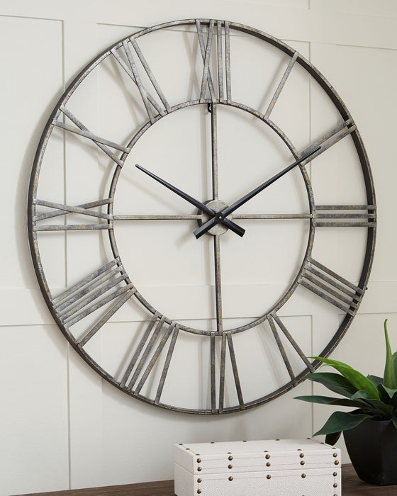 Paquita - Wall Clock – Wall Clocks by Signature Design by Ashley® at Furniture Wholesale Plus , Nashville furniture store