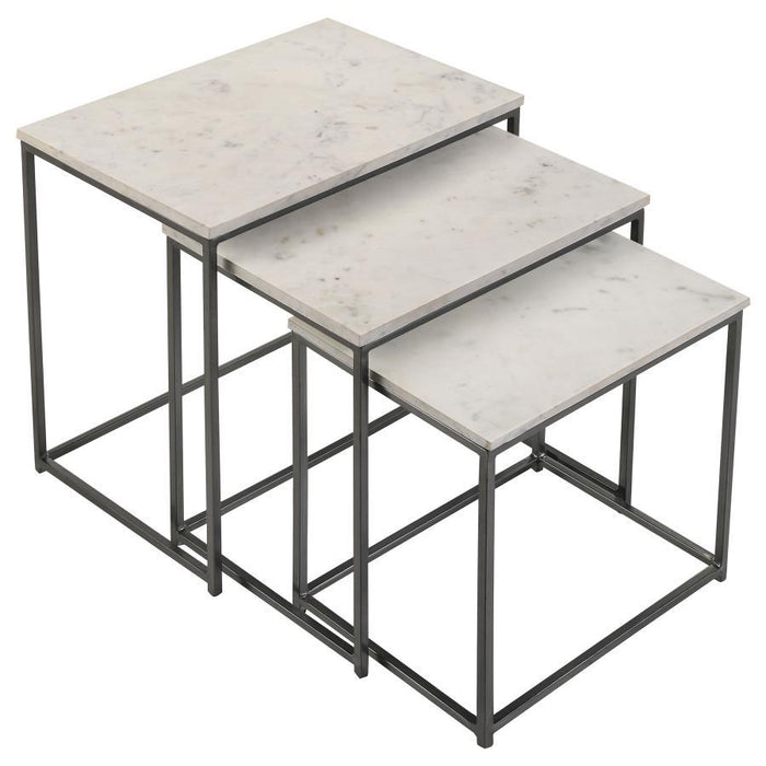 Medora - Marble Top Nesting Table Set – Nesting Tables by CoasterElevations at Furniture Wholesale Plus , Nashville furniture store