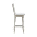 Magnolia Manor - Spindle Back Swivel Bar Stool - Antique White & Weathered Bark – Bar Height (28"-30") by Liberty Furniture at Furniture Wholesale Plus , Nashville furniture store