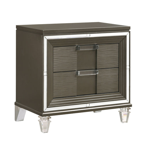 Twenty Nine - 2-Drawer Nightstand With USB - Dark Brown – Nightstands w/ Charging Stations by Elements International at Furniture Wholesale Plus , Nashville furniture store