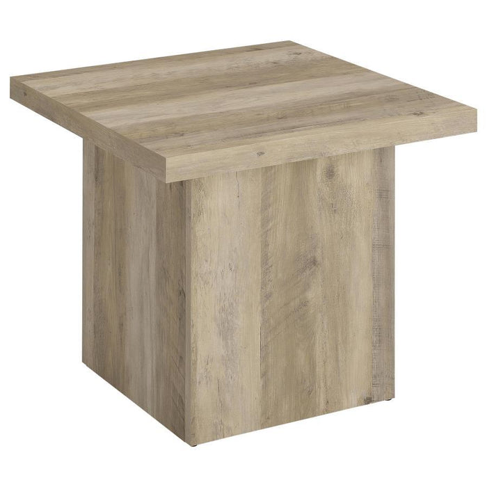 Devar - Square Coffee End Table Set - Distressed Pine – Table Sets by Coaster Fine Furniture at Furniture Wholesale Plus , Nashville furniture store
