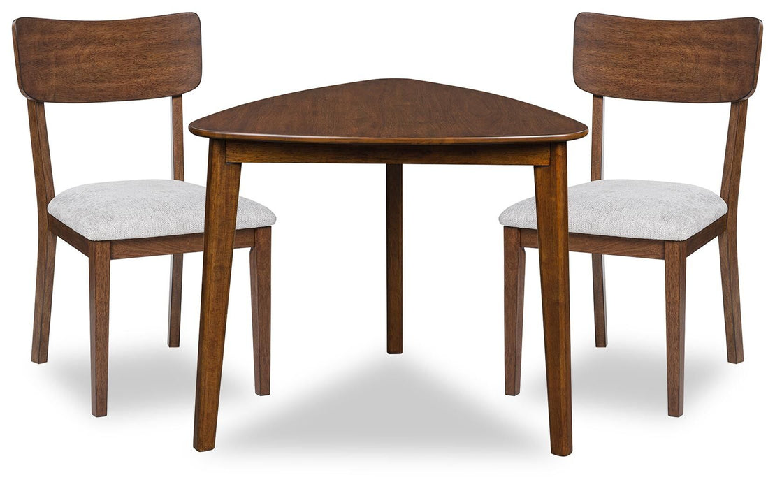 Tameride - 3 Pc. - Dining Table And 2 Chairs - Brown – 3 Piece Dining Room Sets by Signature Design by Ashley® at Furniture Wholesale Plus , Nashville furniture store