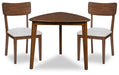 Tameride - 3 Pc. - Dining Table And 2 Chairs - Brown – 3 Piece Dining Room Sets by Signature Design by Ashley® at Furniture Wholesale Plus , Nashville furniture store