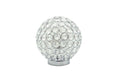 Crystal Globe - Table Lamp - Pearl Silver – Table Lamps by Crown Mark at Furniture Wholesale Plus , Nashville furniture store