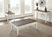 Cayla - End Table - Dark Oak / White – End Tables by Steve Silver Furniture at Furniture Wholesale Plus , Nashville furniture store