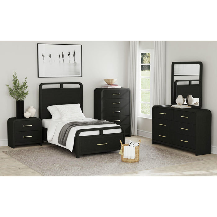 Ridgemont - 2-Drawer Nightstand With USB – Nightstands w/ Charging Stations by Elements International at Furniture Wholesale Plus , Nashville furniture store