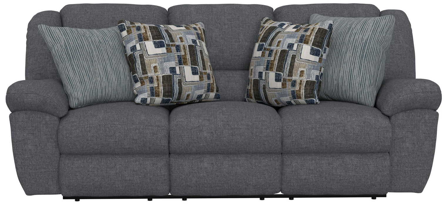 Trifecta - Sofa With 3 Recliners and Drop Down Table – Reclining Sofas by Catnapper at Furniture Wholesale Plus , Nashville furniture store