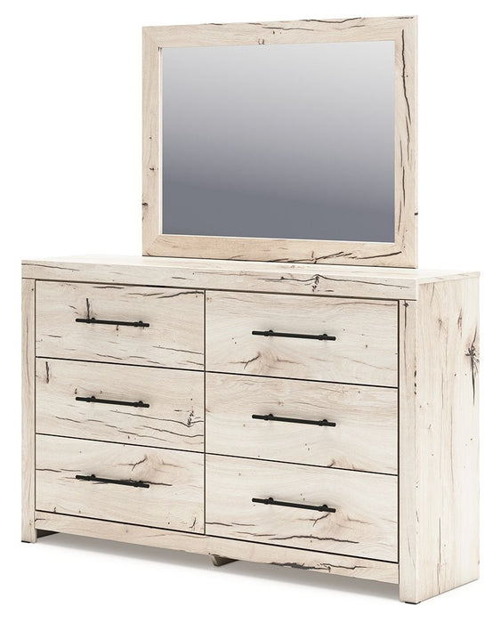 Lawroy - Dresser And Mirror - Light Natural – Dresser & Mirror by Benchcraft® at Furniture Wholesale Plus , Nashville furniture store
