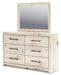 Lawroy - Dresser And Mirror - Light Natural – Dresser & Mirror by Benchcraft® at Furniture Wholesale Plus , Nashville furniture store
