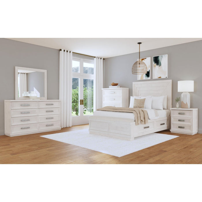 Avalanche - Dresser And Mirror Set - Antique White – Dresser & Mirror by Elements International at Furniture Wholesale Plus , Nashville furniture store