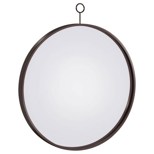 Gwyneth - Round Wall Mirror - Black Nickel - Premium Wall Mirrors from CoasterEveryday - Just $189! Shop now at Furniture Wholesale Plus  We are the best furniture store in Nashville, Hendersonville, Goodlettsville, Madison, Antioch, Mount Juliet, Lebanon, Gallatin, Springfield, Murfreesboro, Franklin, Brentwood