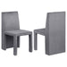 Tordera - Velvet Upholstered Dining Side Chair (Set of 2) - Gray – Chair Sets by Coaster Fine Furniture at Furniture Wholesale Plus , Nashville furniture store