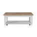 Turnberry Park - Rectangular Cocktail Table - Washed White – Cocktail Tables by Liberty Furniture at Furniture Wholesale Plus , Nashville furniture store