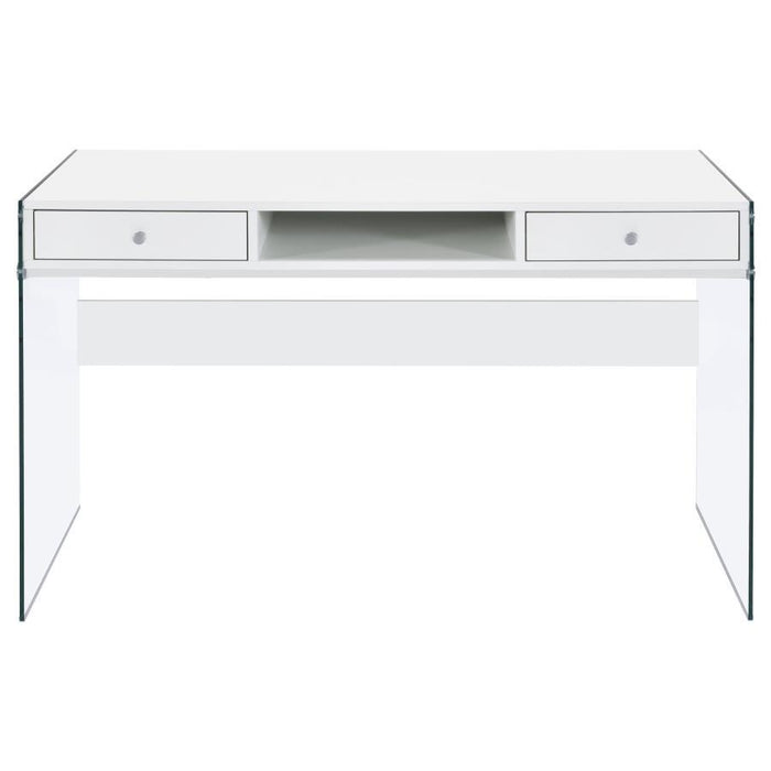 Dobrev - 2-Drawer Writing Desk - Premium Writing Desks from CoasterEveryday - Just $299! Shop now at Furniture Wholesale Plus  We are the best furniture store in Nashville, Hendersonville, Goodlettsville, Madison, Antioch, Mount Juliet, Lebanon, Gallatin, Springfield, Murfreesboro, Franklin, Brentwood