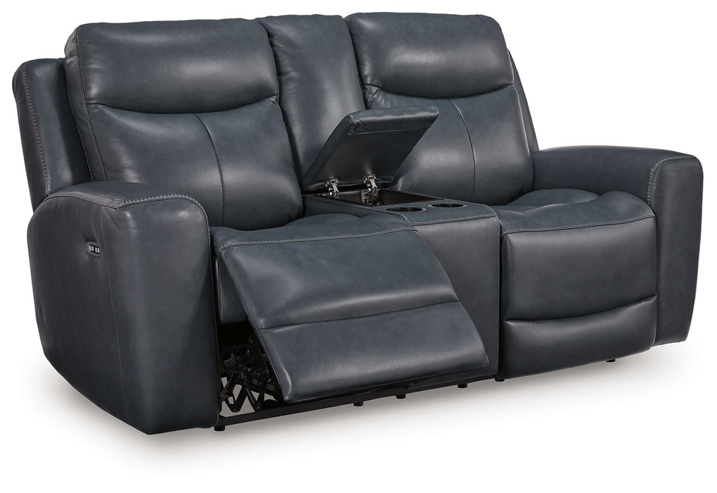Next Move - Power Reclining Loveseat With Console / Adjustable Headrest – Reclining Loveseats by Signature Design by Ashley® at Furniture Wholesale Plus , Nashville furniture store