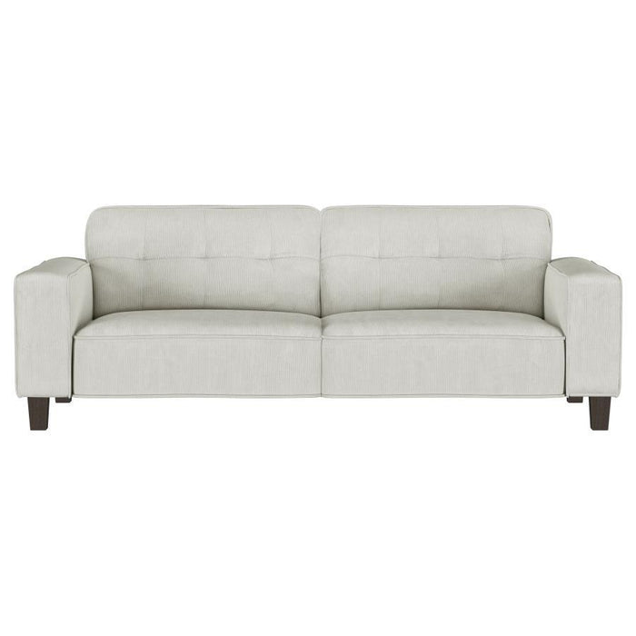 Deerhurst - Upholstered Tufted Track Arm Sofa Set - Premium Stationary Sofas & Loveseats from Coaster Fine Furniture - Just $1189! Shop now at Furniture Wholesale Plus  We are the best furniture store in Nashville, Hendersonville, Goodlettsville, Madison, Antioch, Mount Juliet, Lebanon, Gallatin, Springfield, Murfreesboro, Franklin, Brentwood