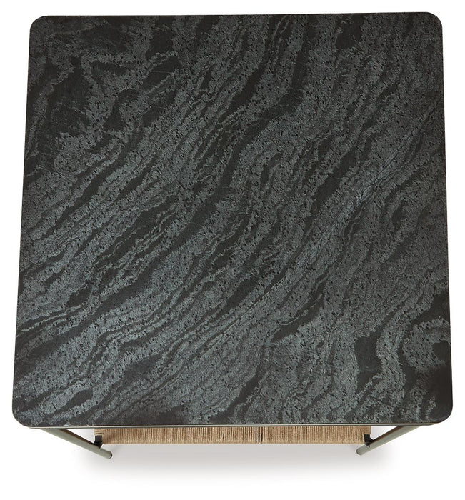 Minrich - Accent Table - Black / Natural – Accent Tables by Signature Design by Ashley® at Furniture Wholesale Plus , Nashville furniture store