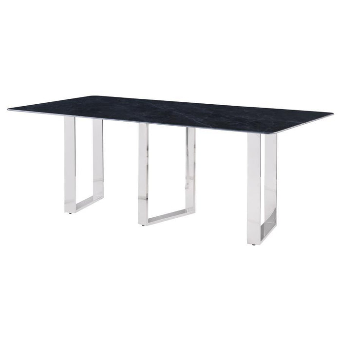 Desden - Rectangular Sintered Stone Dining Table - Gray – Dining Tables by Coaster Fine Furniture at Furniture Wholesale Plus , Nashville furniture store
