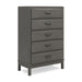 Mazing - Five Drawer Chest - Gray – Accent Chests by Signature Design by Ashley® at Furniture Wholesale Plus , Nashville furniture store